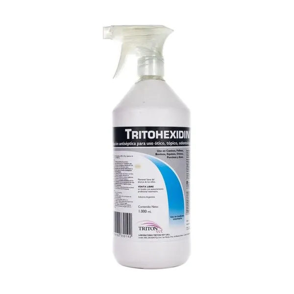 Envase de Osspret Shampoo Tritohexidin